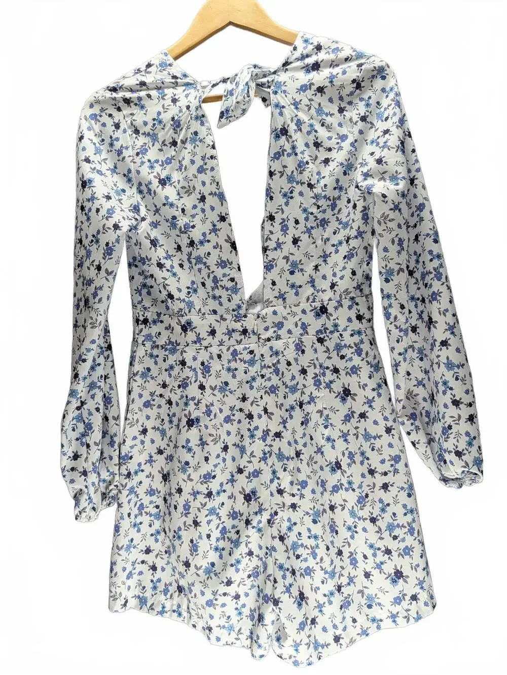 SHEIN Women's Floral Print Long Sleeve Romper Size 4 Small